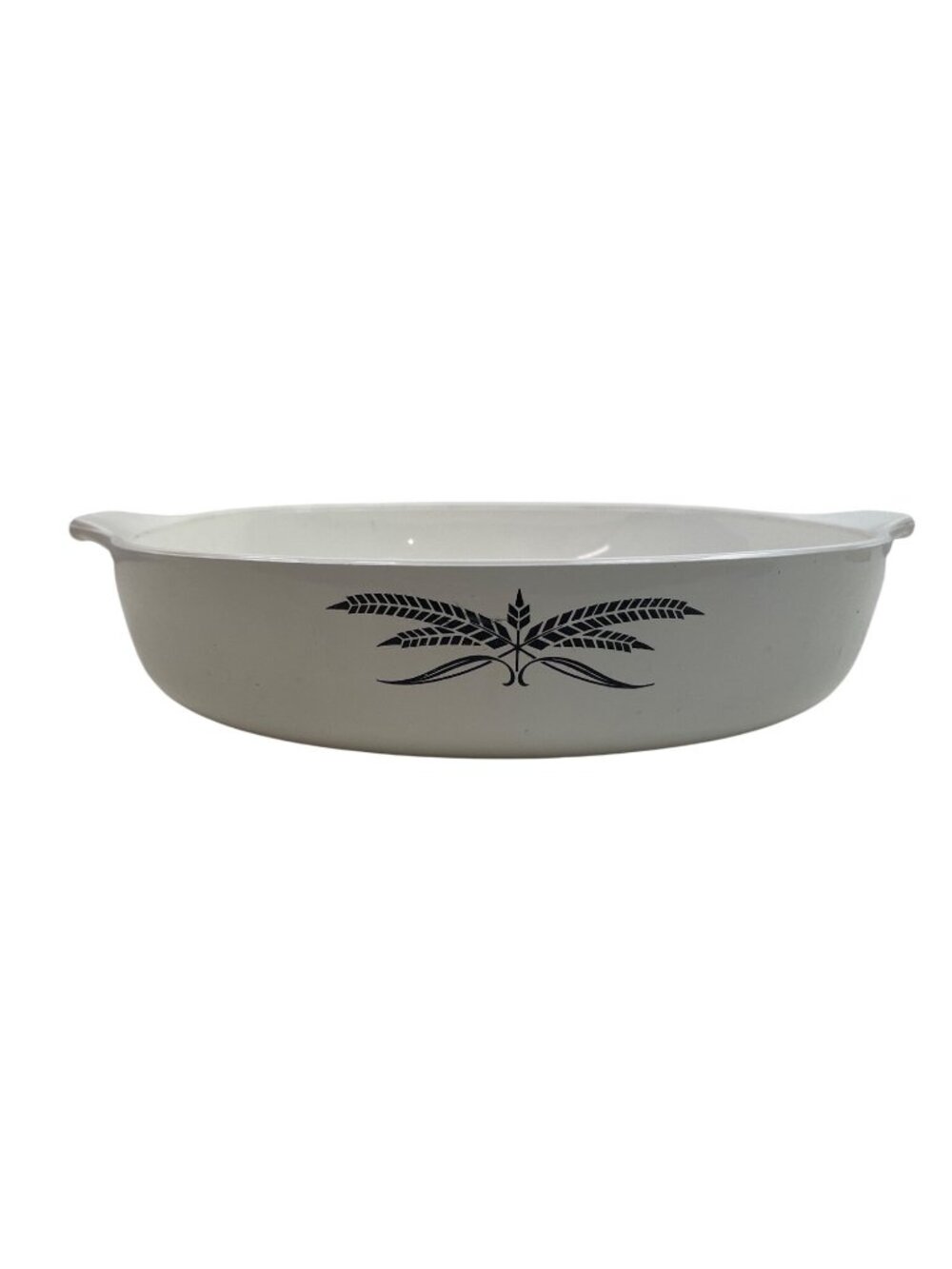 Anchor Hocking Black Wheat 2.5 Quart Round Covered Casserole Dish